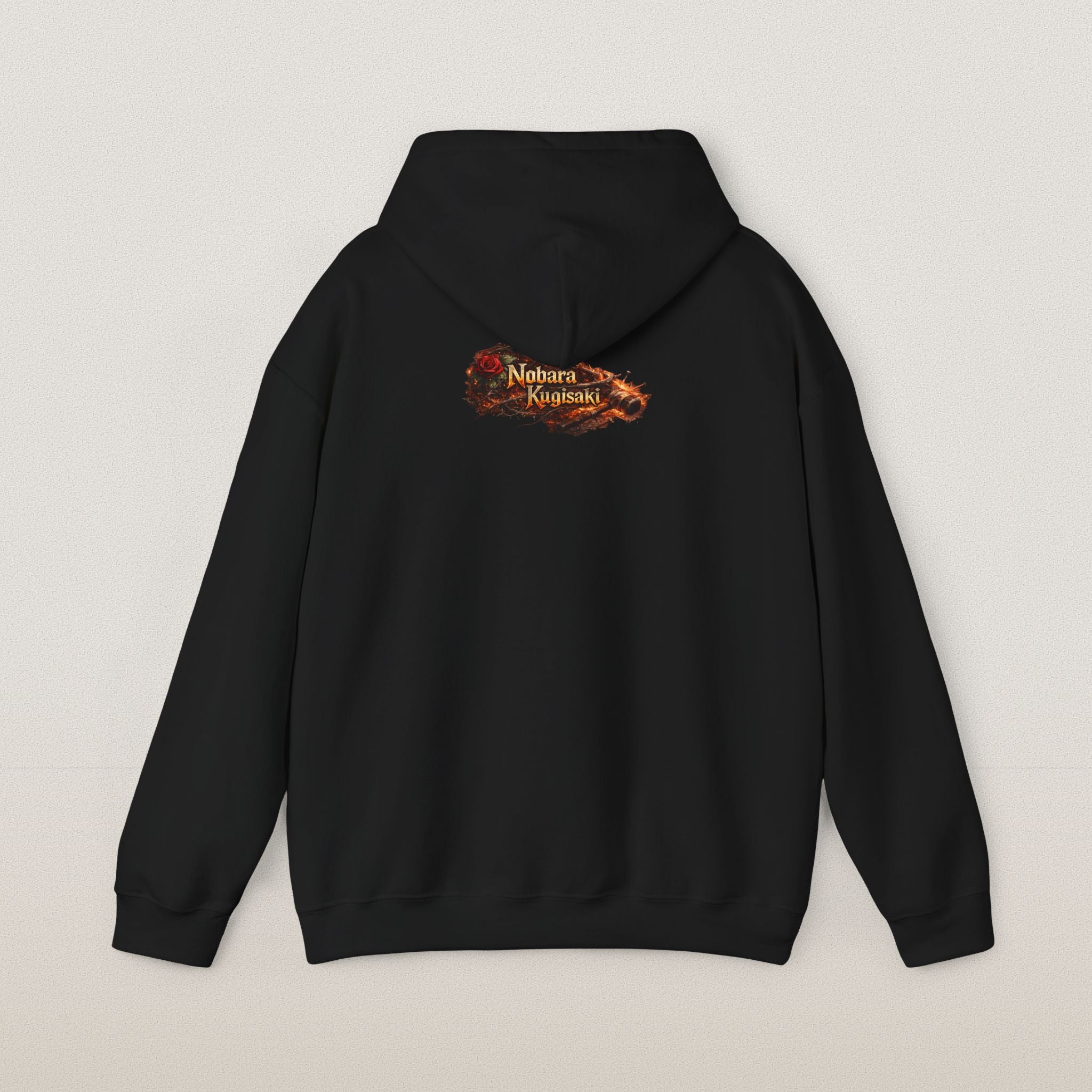 Anime-Inspired Fiery Nail Hoodie