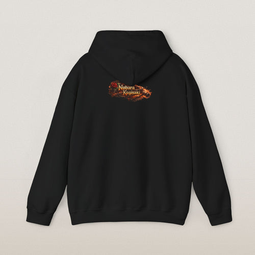 Anime-Inspired Fiery Nail Hoodie