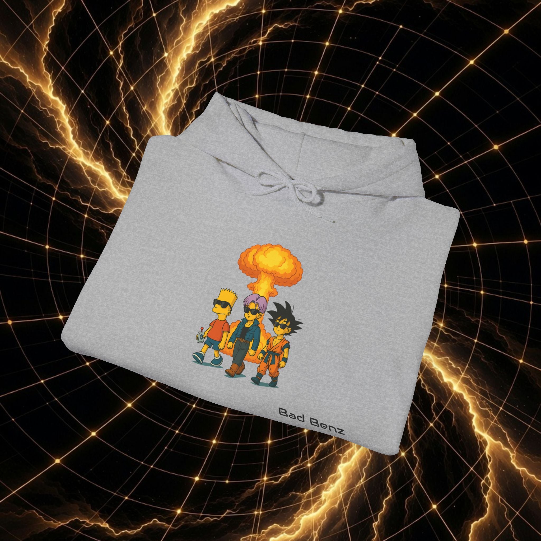Dragon Ball-Inspired & Cartoon Heroes Graphic Hoodie