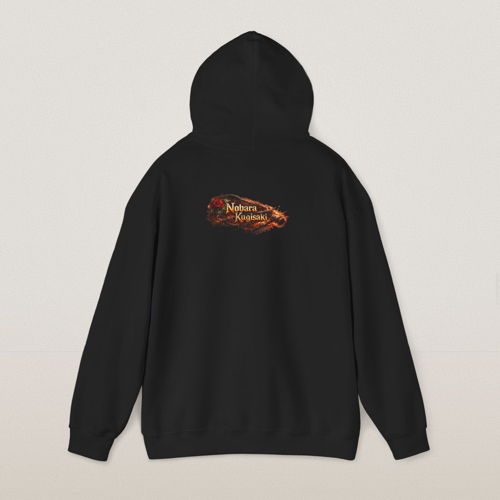 Anime-Inspired Fiery Nail Hoodie