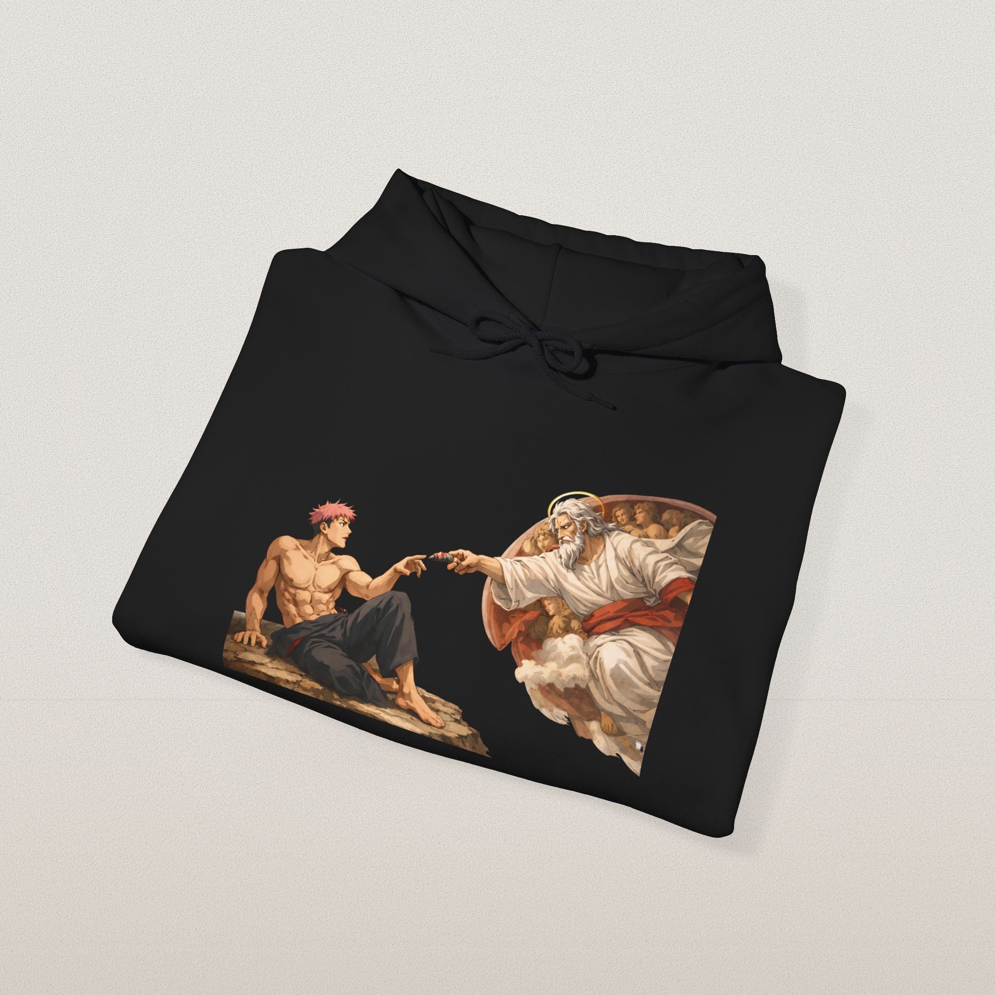Creation Touch Hoodie — Renaissance Art Pullover